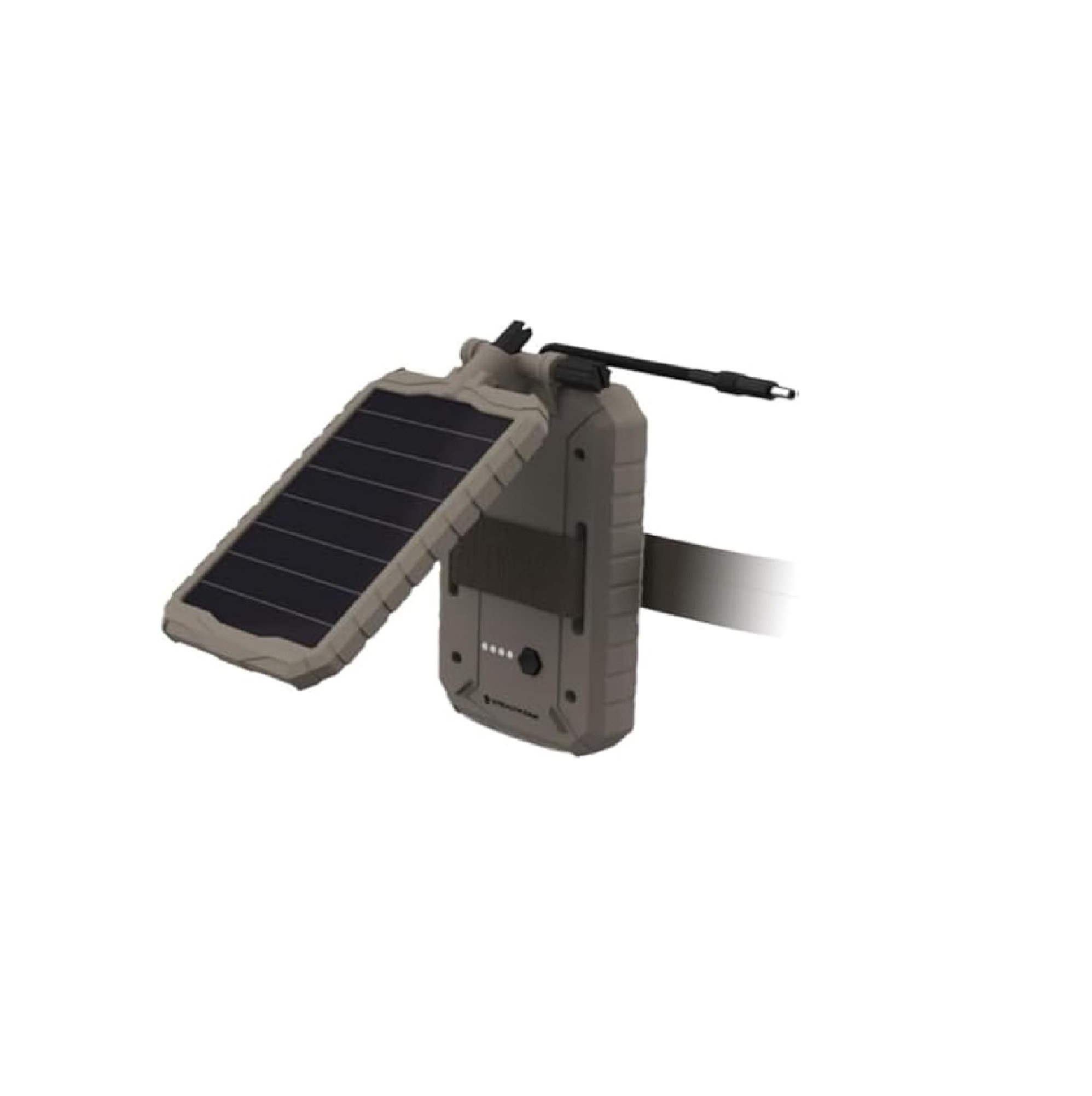STEALTH CAM SOLAR POWER PANEL 5000 MAH 10FT INSULATED METAL CABLE USB PORT